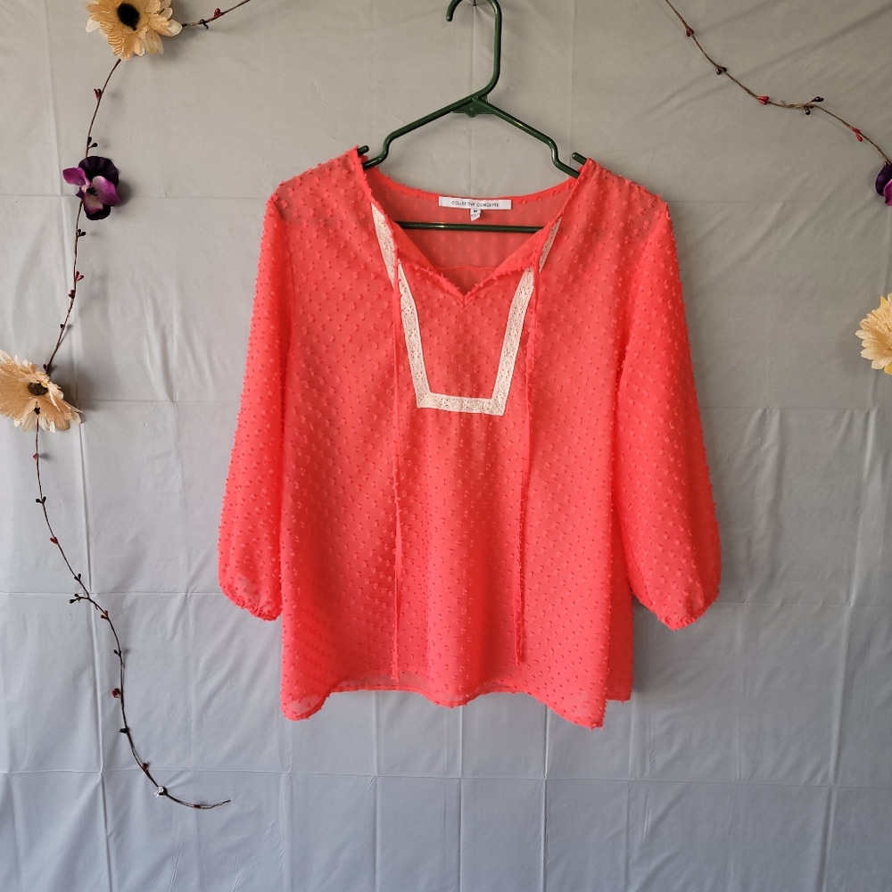 Peach Blouse